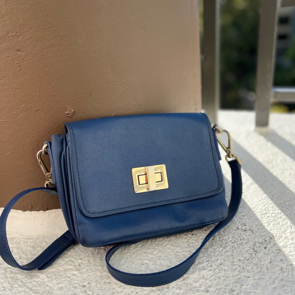 Vintage Varriale leather shoulder bag Made In  Italy